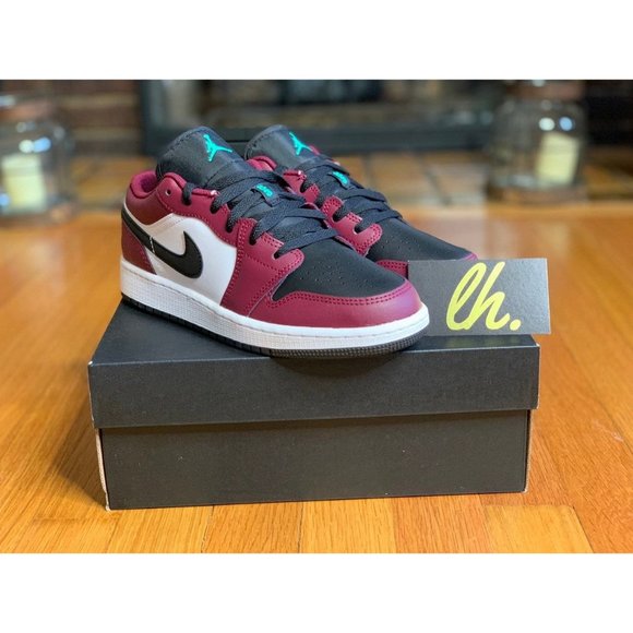 Size 5y Air Jordan 1 Low "Beetroot" - Picture 4 of 5